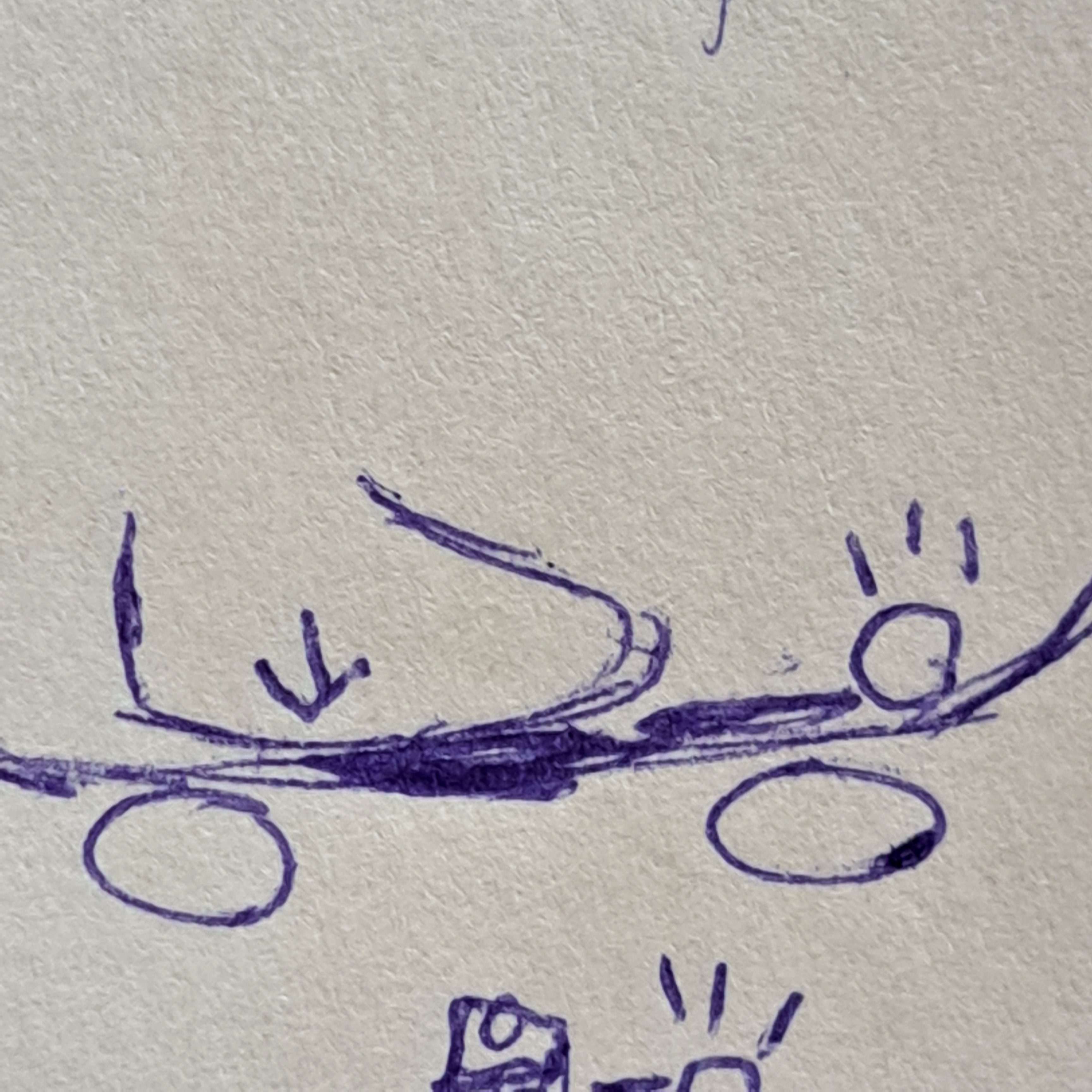 pressure from foot completes circuit