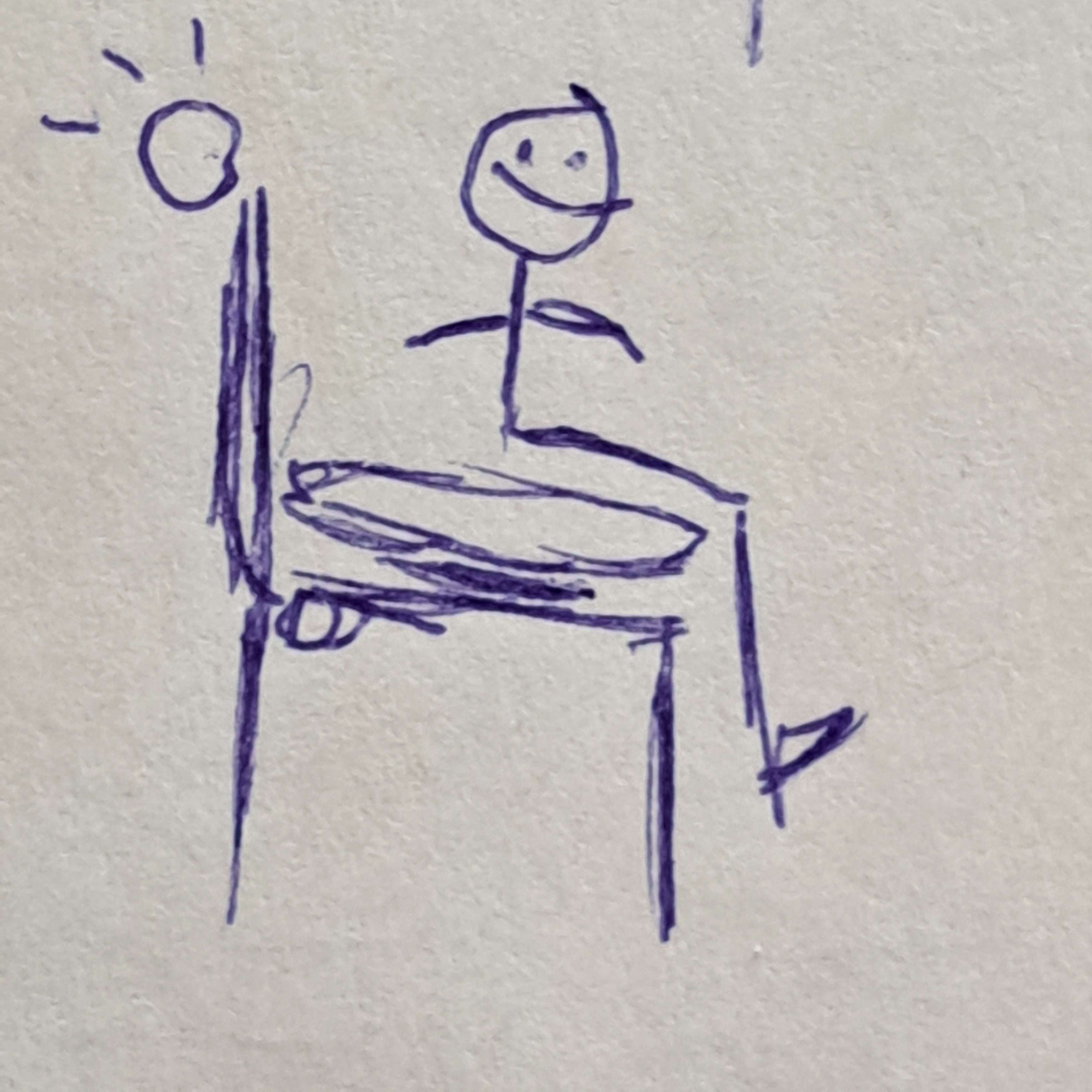 Action 5: Using a Chair<br>sitting completes circuit