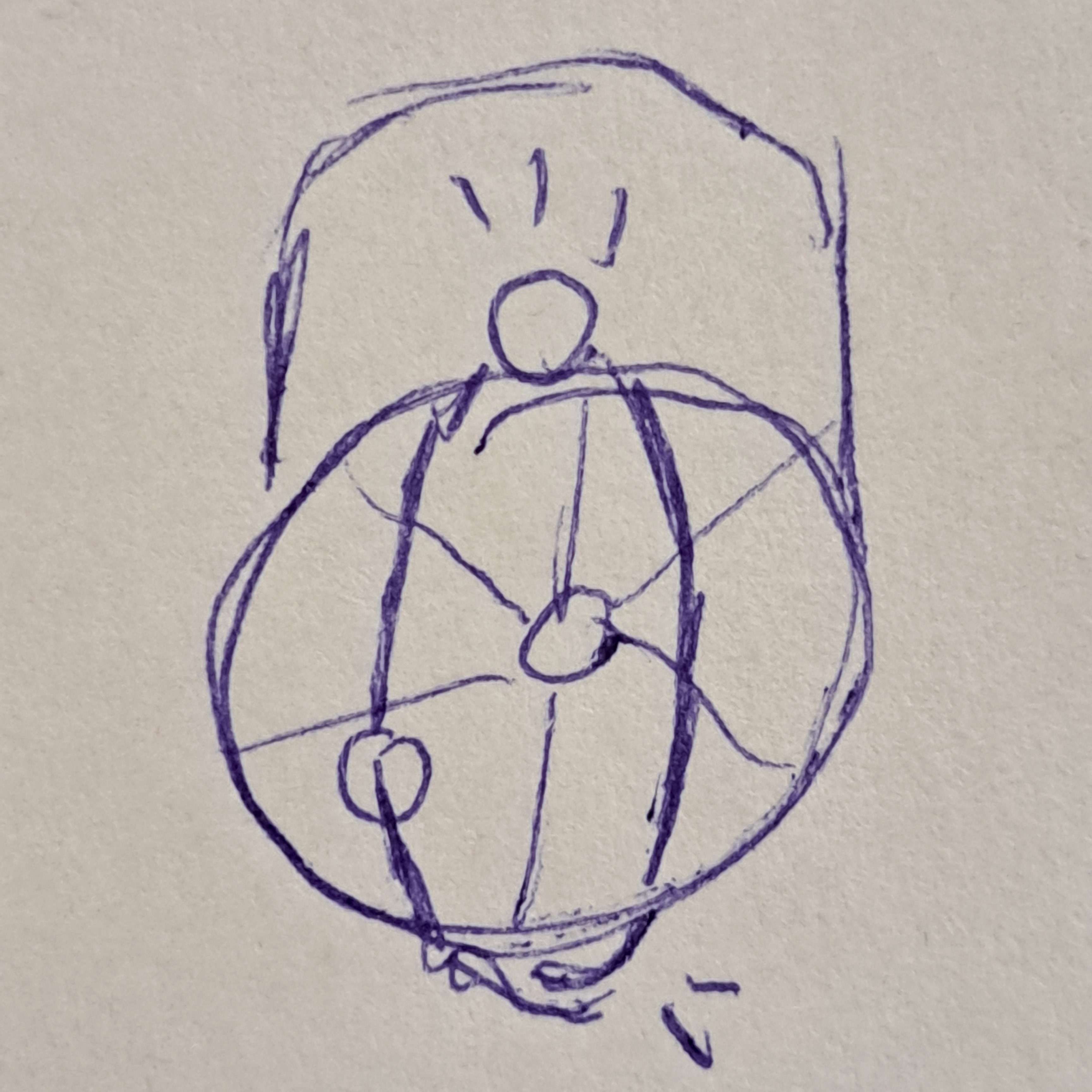 Action 2: Putting on a Hat<br>using the snap back to complete the circuit