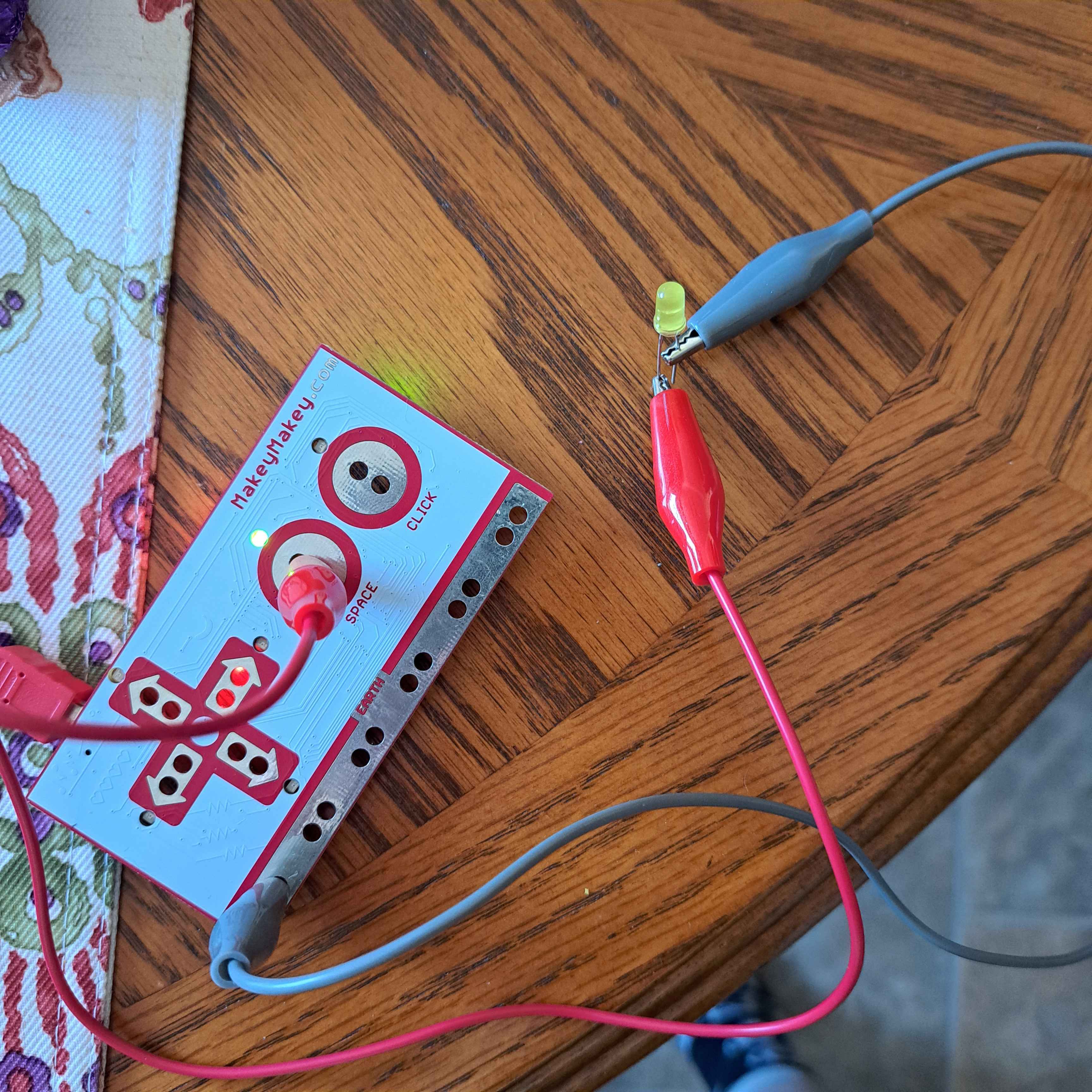 I wanted to see if the LED would turn on, but the circuit works at least