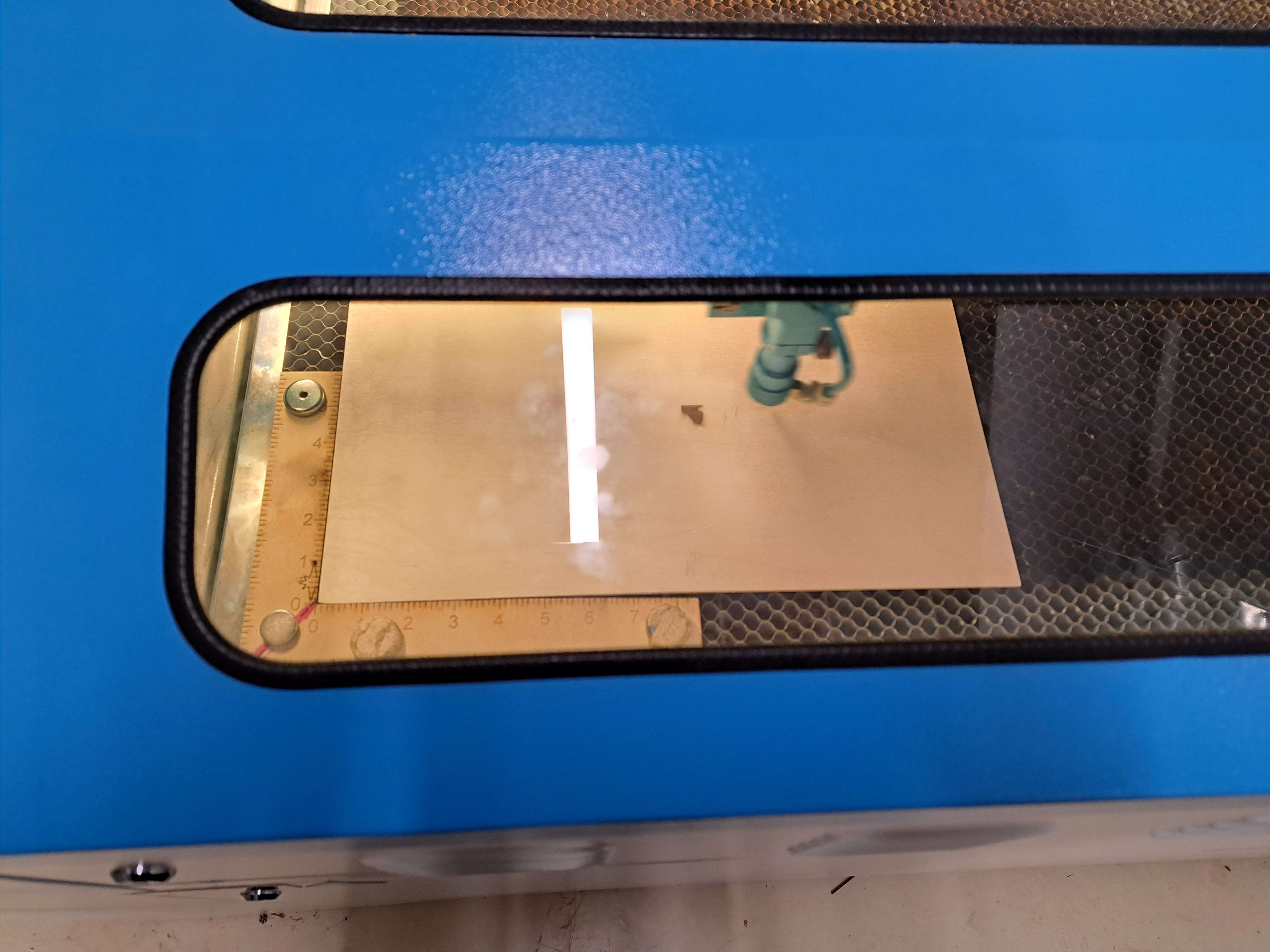 while it's engraving