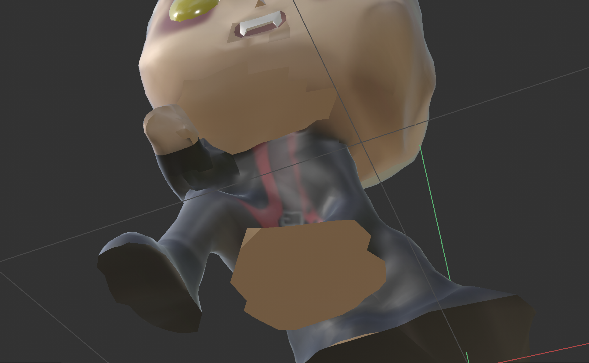 smoothed out bottom colours